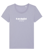 N-am dispărut  Tricou mânecă scurtă guler larg fitted Damă Expresser