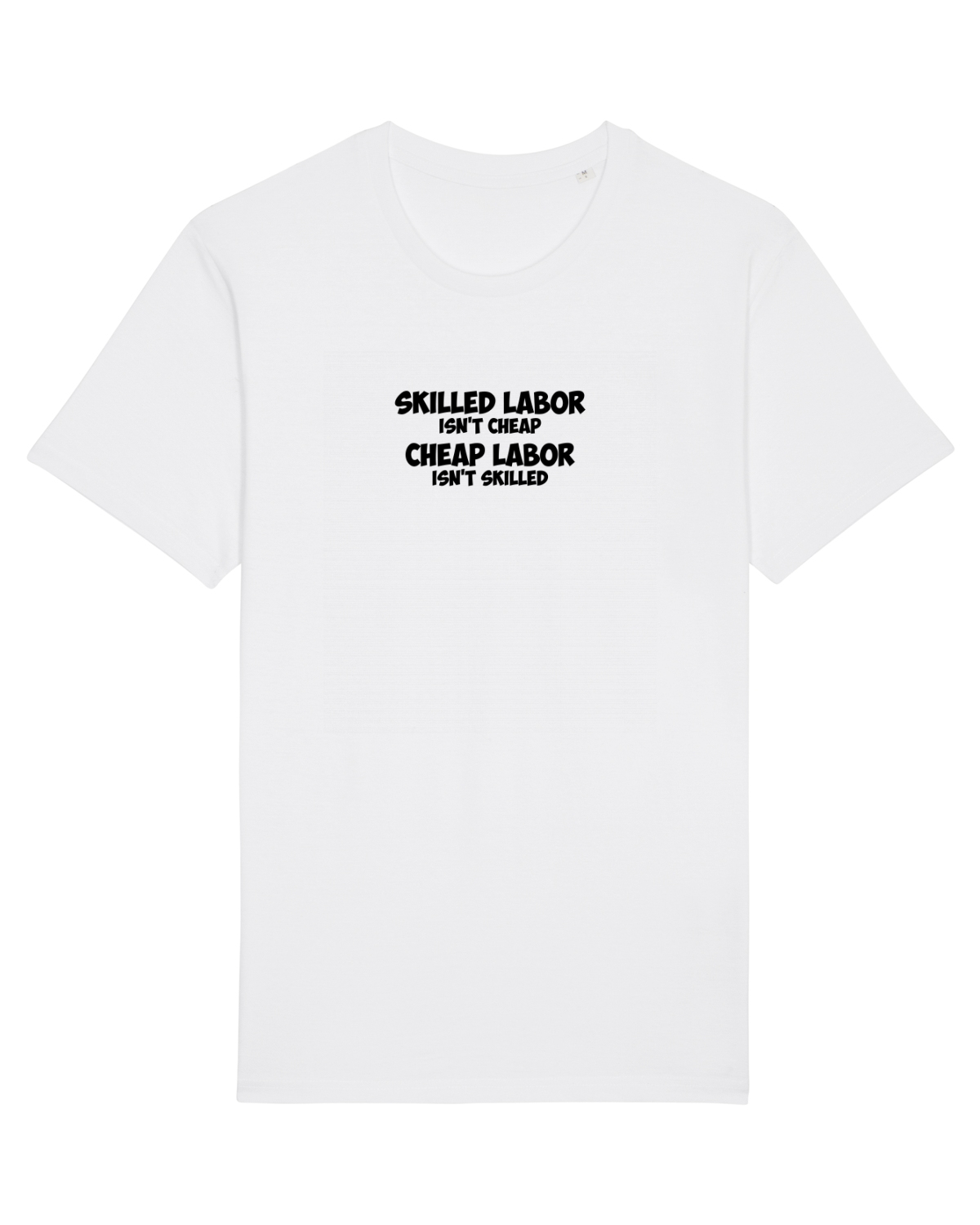 Tricou mânecă scurtă Unisex Rocker White