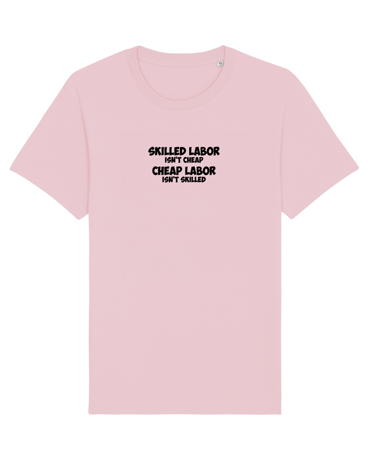 Tricou mânecă scurtă Unisex Rocker Cotton Pink