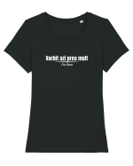 Vorbit azi prea mult Tricou mânecă scurtă guler larg fitted Damă Expresser