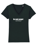 Nu sunt ocupat  Tricou mânecă scurtă guler V Damă Evoker