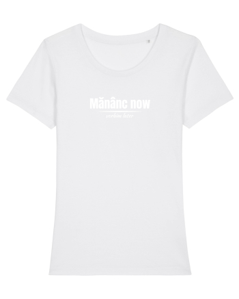 Mănânc now  White