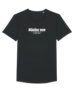 Mănânc now  Tricou mânecă scurtă guler larg Bărbat Skater