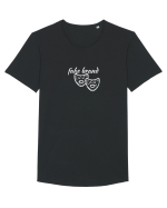 Fake brand  Tricou mânecă scurtă guler larg Bărbat Skater