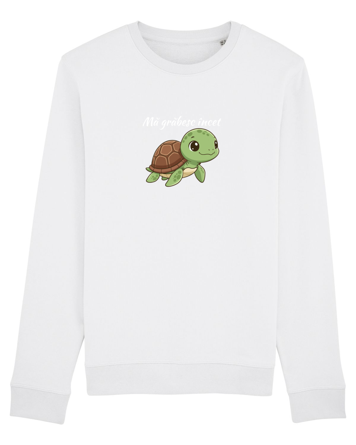 Bluză mânecă lungă Unisex Rise White