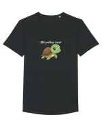 Mă grăbesc încet  Tricou mânecă scurtă guler larg Bărbat Skater