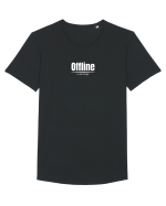 Offline  Tricou mânecă scurtă guler larg Bărbat Skater