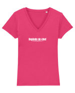 Depinde de chef Tricou mânecă scurtă guler V Damă Evoker