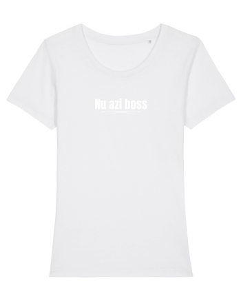 Nu azi boss White