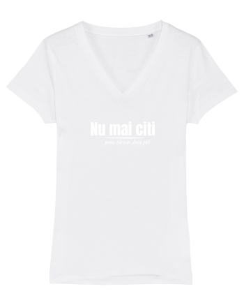 Nu mai citi  White