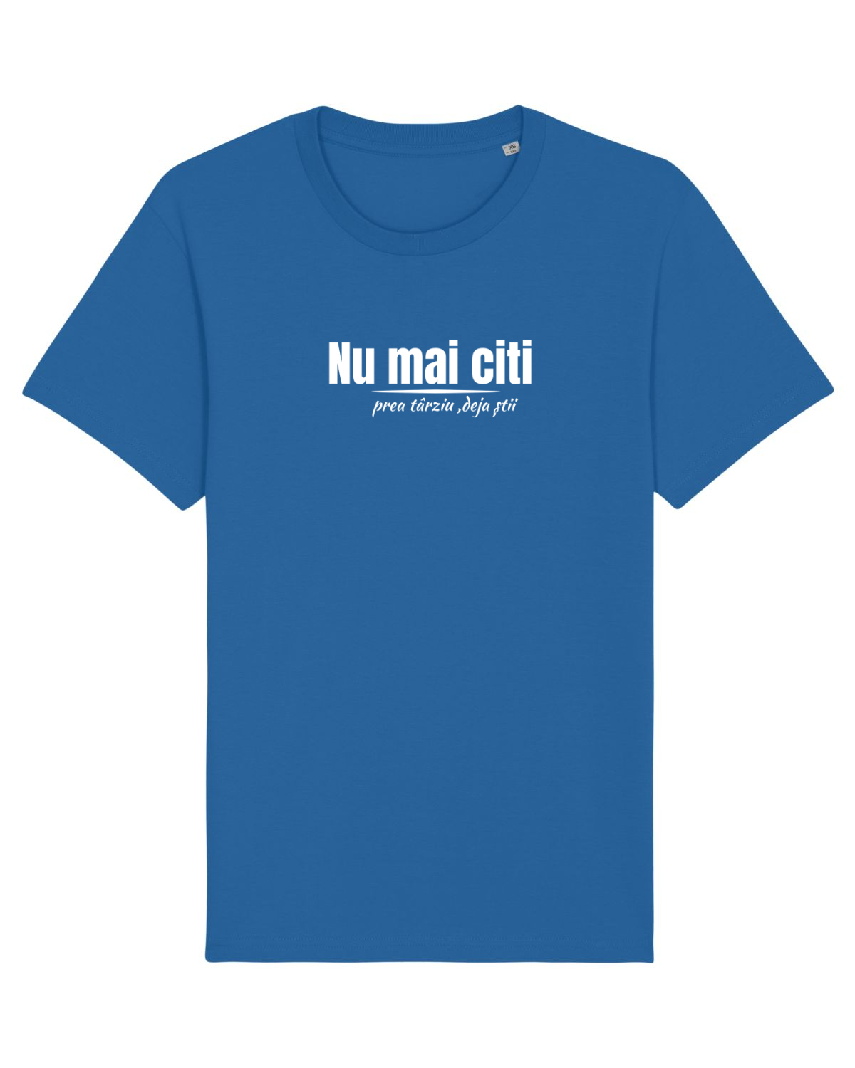 Tricou mânecă scurtă Unisex Rocker Royal Blue
