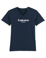 Îți explic mai jos Tricou mânecă scurtă guler V Bărbat Presenter