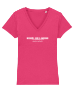 Aceasta este o capcană  Tricou mânecă scurtă guler V Damă Evoker