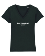 Acest tricou este gol Tricou mânecă scurtă guler V Damă Evoker