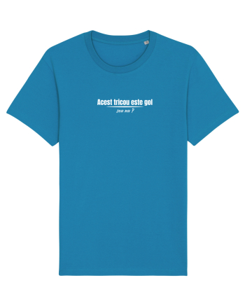 Acest tricou este gol Azur