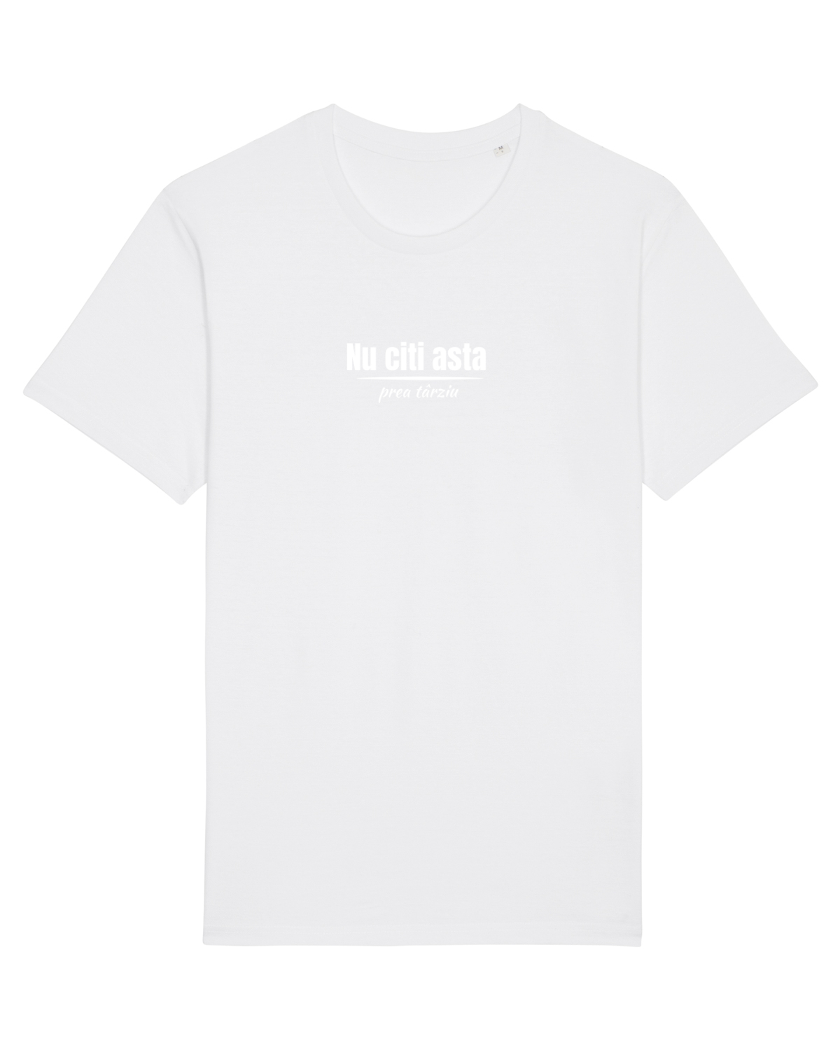 Tricou mânecă scurtă Unisex Rocker White