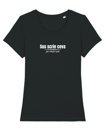Sus scrie ceva  Black