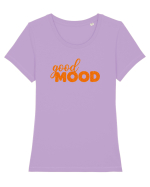Good mood  Tricou mânecă scurtă guler larg fitted Damă Expresser