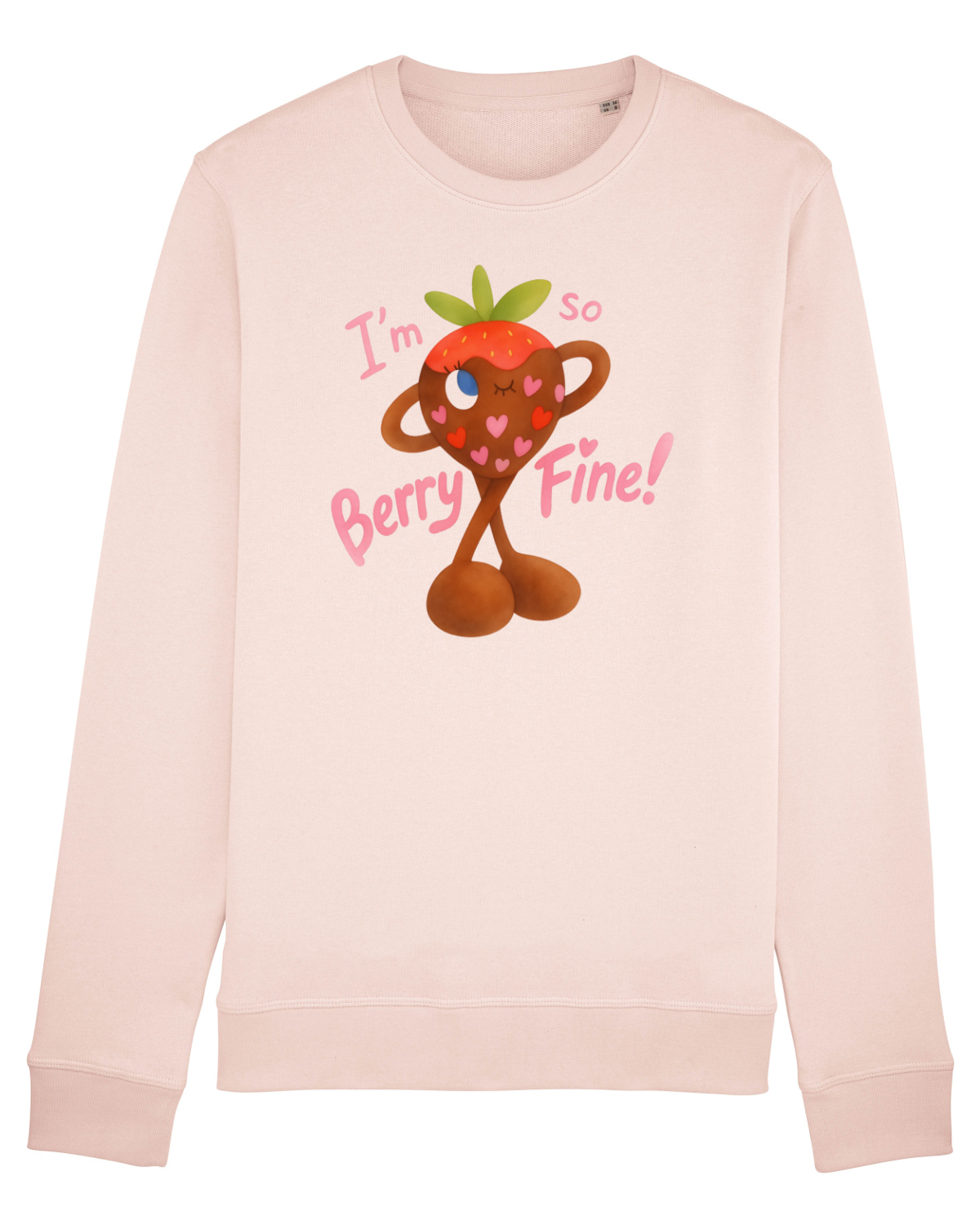 Bluză mânecă lungă Unisex Rise Candy Pink