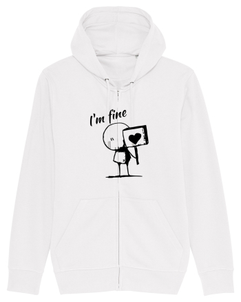 I'm fine  White