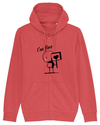 I'm fine  Carmine Red