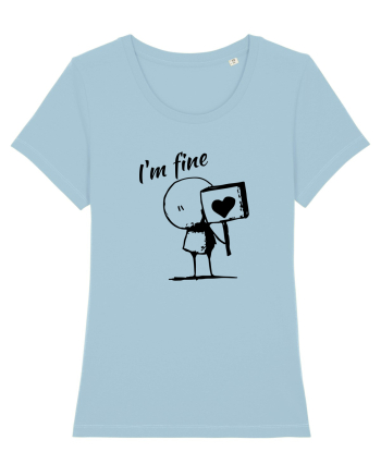 I'm fine  Sky Blue