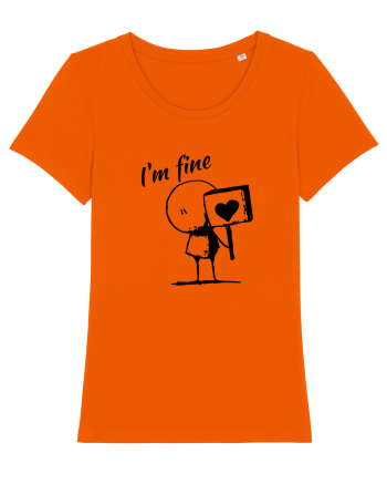 I'm fine  Bright Orange