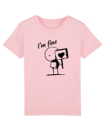 I'm fine  Tricou mânecă scurtă  Copii Mini Creator