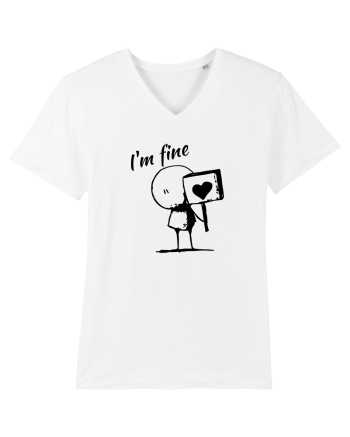 I'm fine  White