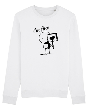 I'm fine  White