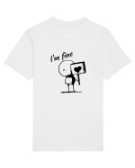 I'm fine  Tricou mânecă scurtă Unisex Rocker