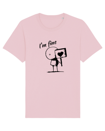 I'm fine  Cotton Pink