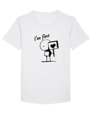 I'm fine  White
