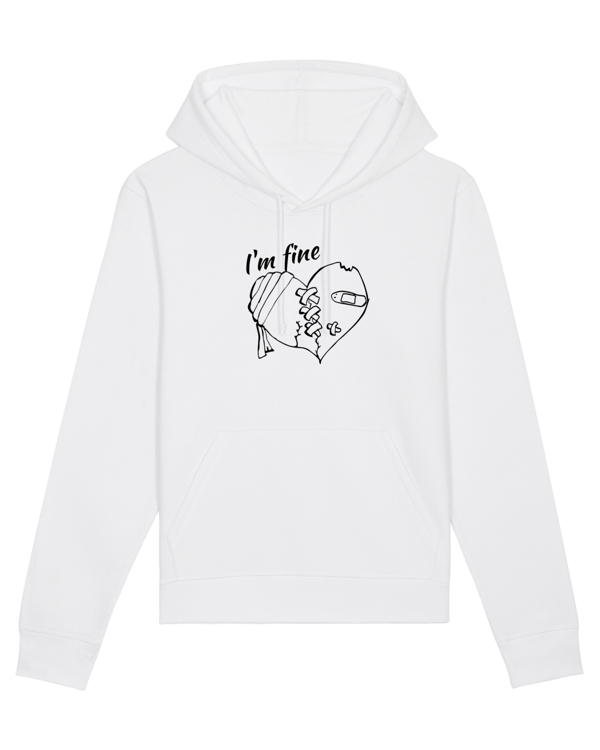 Hanorac Unisex Drummer White