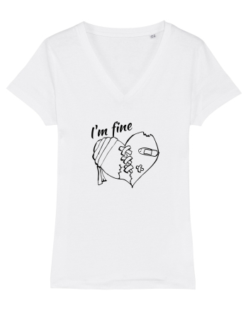 I'm fine  White