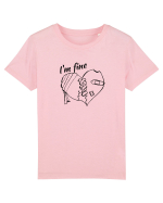 I'm fine  Tricou mânecă scurtă  Copii Mini Creator