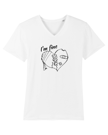 I'm fine  White