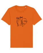 I'm fine  Tricou mânecă scurtă Unisex Rocker