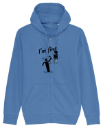 I'm fine  Hanorac cu fermoar Unisex Connector