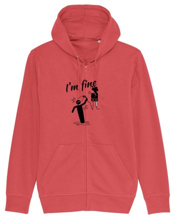 I'm fine  Carmine Red