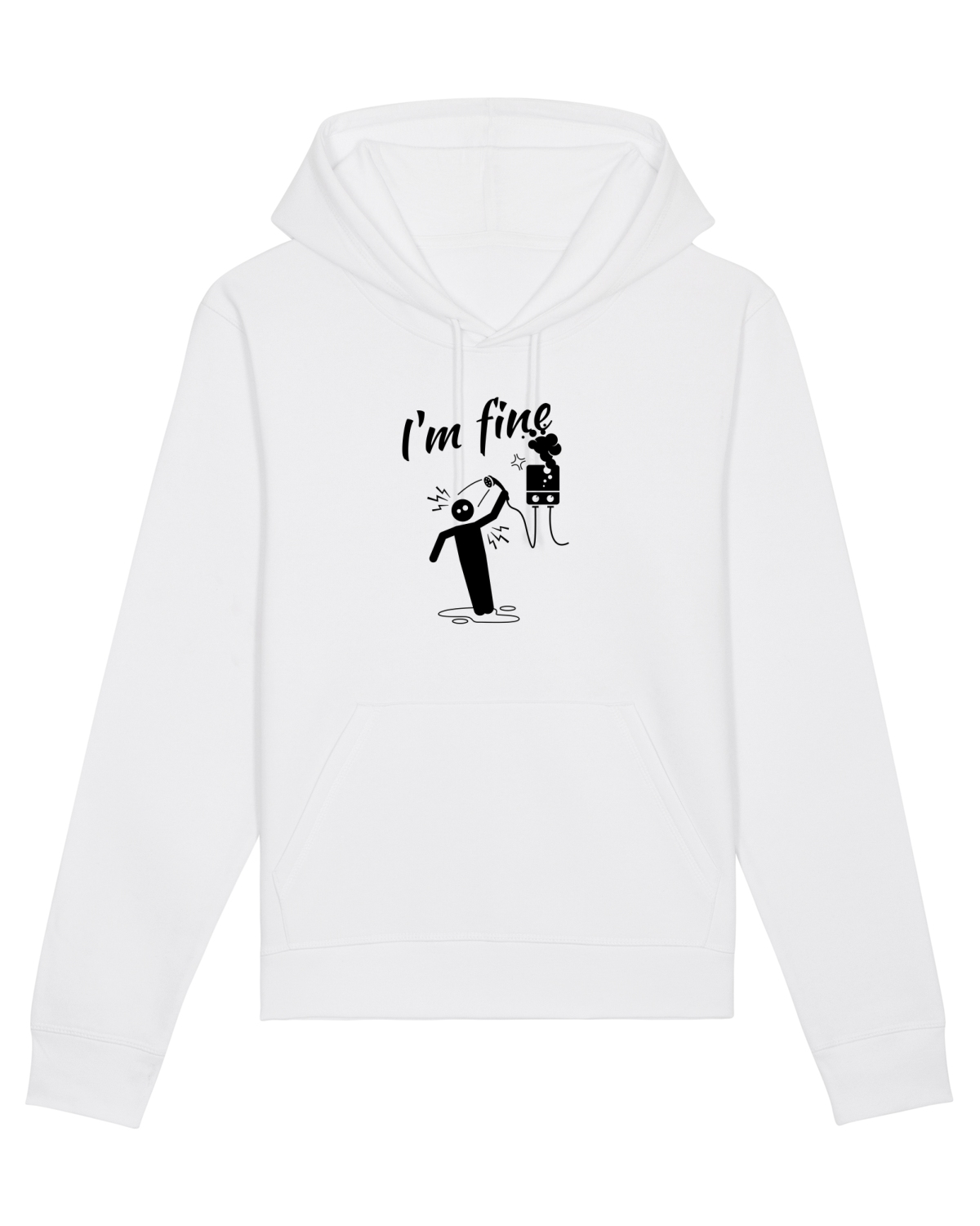 Hanorac Unisex Drummer White