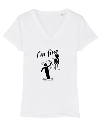 I'm fine  White
