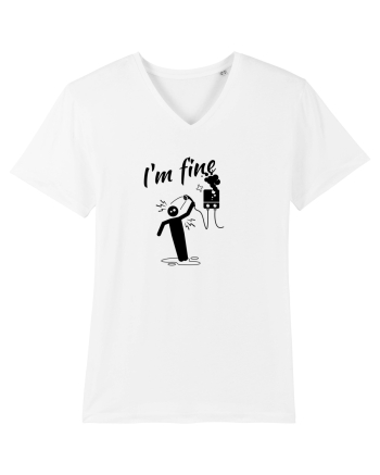 I'm fine  White