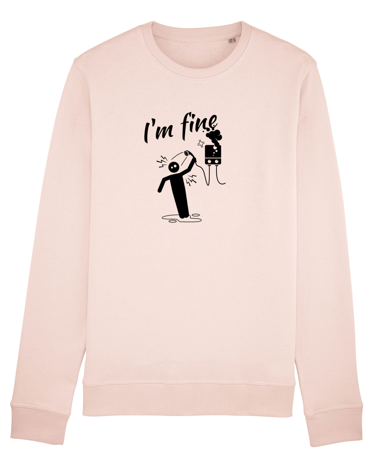 Bluză mânecă lungă Unisex Rise Candy Pink