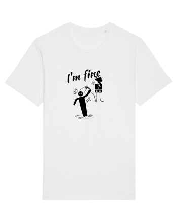 I'm fine  White