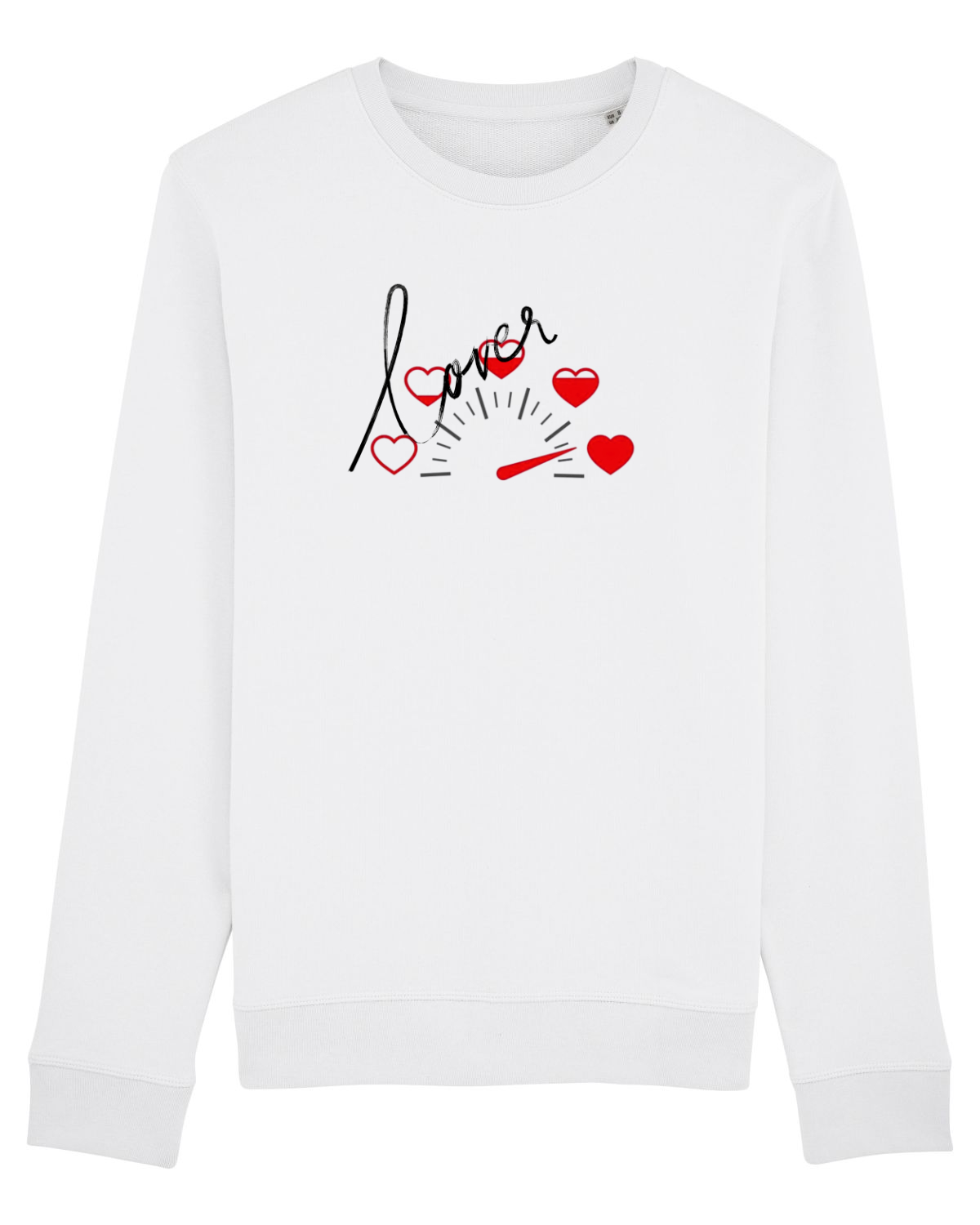 Bluză mânecă lungă Unisex Rise White