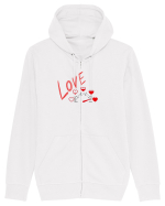 Love Hanorac cu fermoar Unisex Connector
