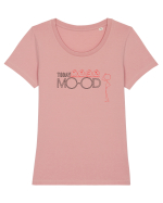 Today mood Tricou mânecă scurtă guler larg fitted Damă Expresser
