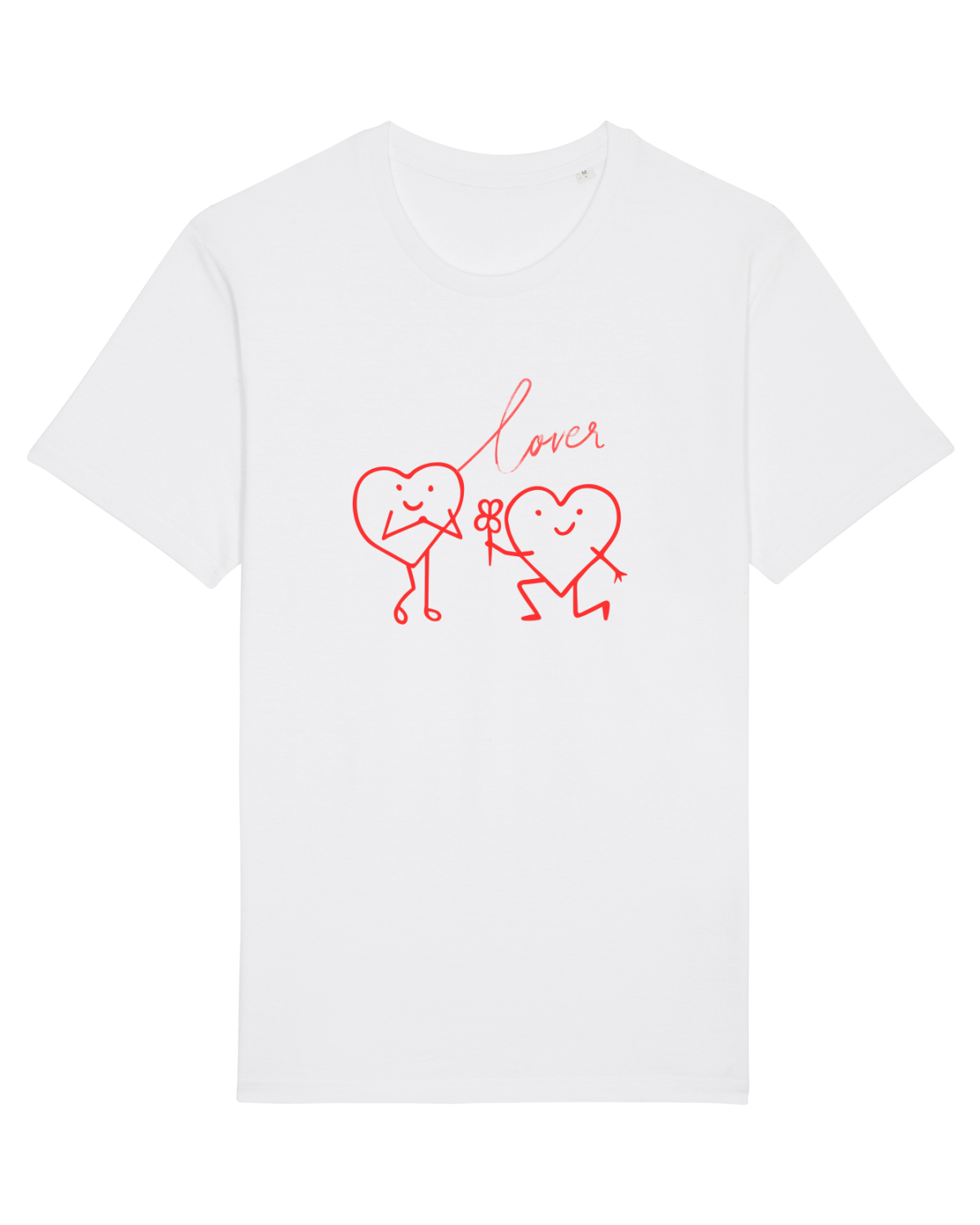 Tricou mânecă scurtă Unisex Rocker White