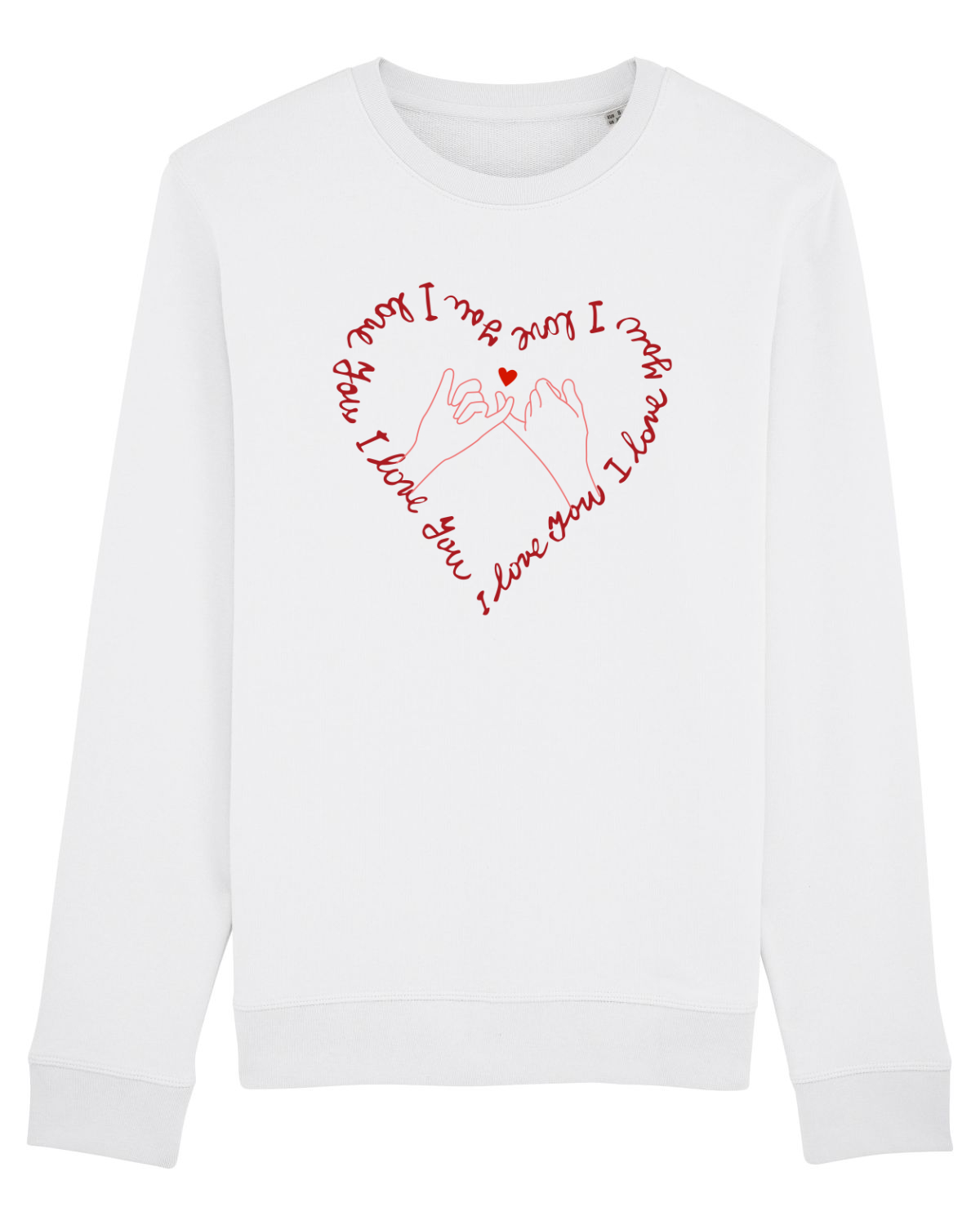 Bluză mânecă lungă Unisex Rise White